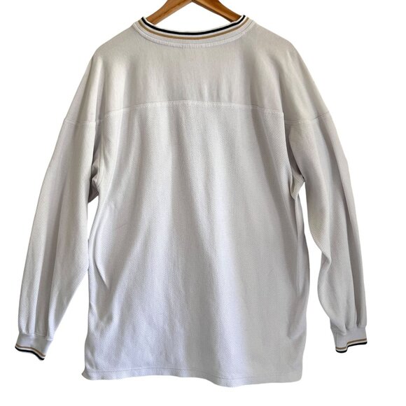 Vintage New Orleans Saints NFL Pullover Jersey Size XL V-Neck Long Sleeve - Picture 2 of 13